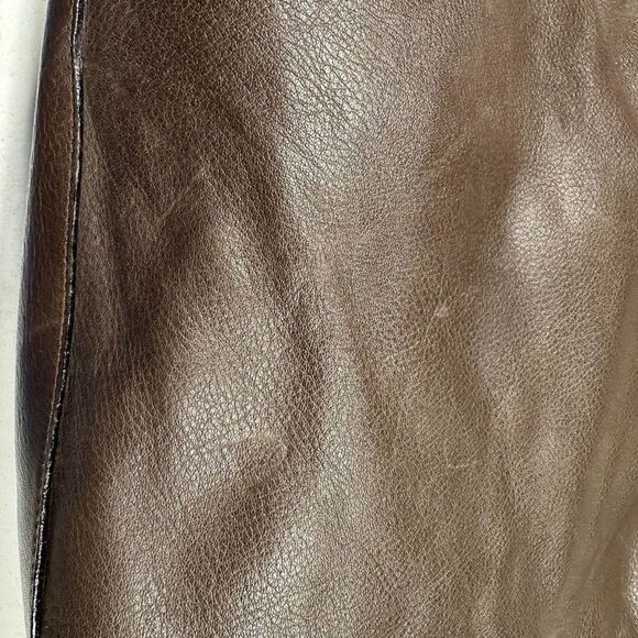 Garnet Hill Leopard Animal Print Calf-Hair Shoulder Bag - Picture 8 of 16